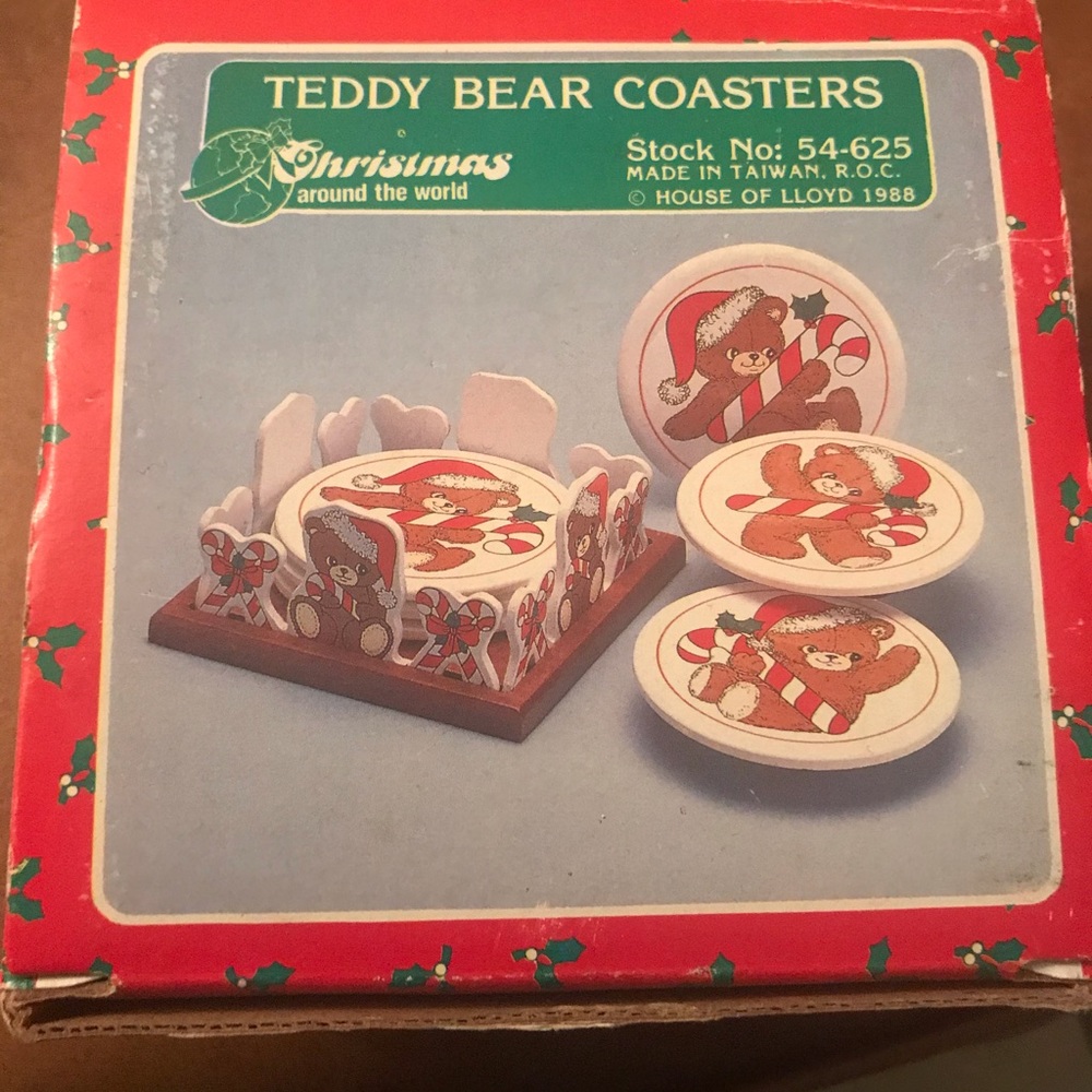 Teddy Bear Coasters